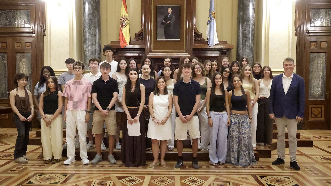Los alumnos de Bolsas Norteamérica de A Coruña: «Nos ilusiona conocer un nuevo país y practicar el idioma»