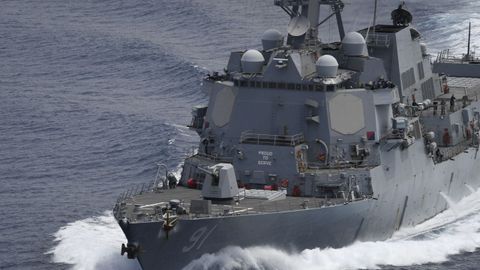 Buque del ej�rcito estadounidense en el Pac�fico, en una imagen de archivo