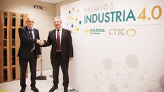 Pablo Priesca, director general de CTIC y Antonio Romero, subdirector general de Caja Rural de Asturias