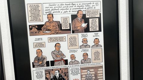 Vi�eta de la carta que recibi� Santiago Casares Quiroga, presidente del Consejo de Ministros  de la Segunda Rep�blica Espa�ola, de Francisco Franco