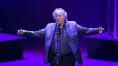 Joan Manuel Serrat, en un reciente concierto de su gira.