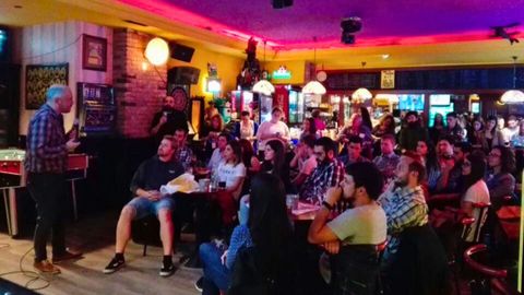 Una de las charlas del festival �Pint of Science� en anteriores ediciones.