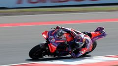 Jorge Martn, durante el entrenamiento libre del Gran Premio de Indonesia