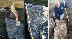Piedras plagadas de cazoletas halladas en la Serra do Cand�n