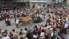 La Feira Franca llena las plazas y calles del centro histrico pontevedrs