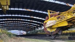 El antiguo parque de carbones de la central ya est vaco de mineral