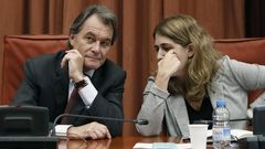 Artur Mas y Marta Pascal