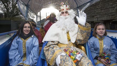 Visita de los Reyes a A Andragalla (Zas)