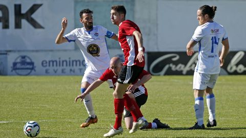 Partido entre el Boiro y el Santaballs