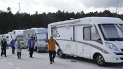 Zona de autocaravanas en Xove 