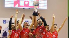 La celebraci�n del t�tulo de copa del CB Chantada, en im�genes