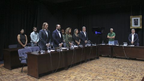 Minuto de silencio en el pleno de Pontevedra en recuerdo a Gerardo Prez Puga