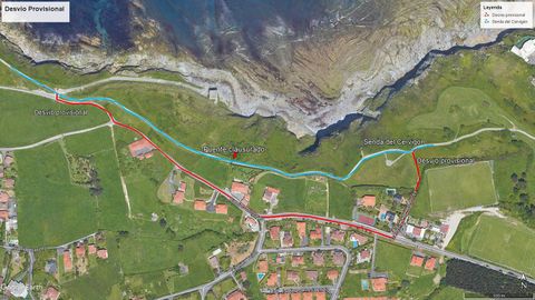 Desvio provisional Senda del Cervig�n