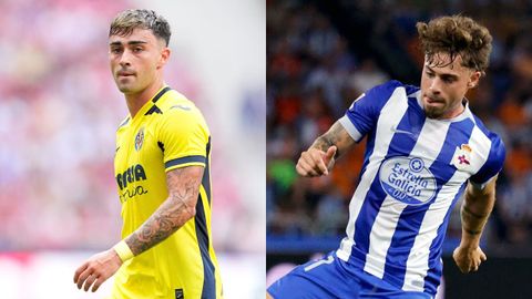 Alberto Moleiro (izquierda) y Mario Soriano, durante esta temporada.