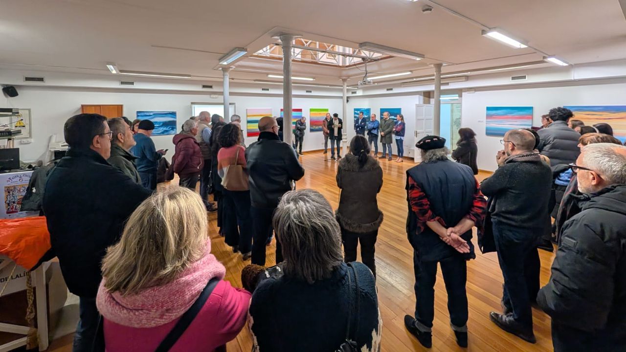 El mar de Antón Sobral recala en Lalín