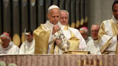 En directo: el papa�oficia una misa en la Sagrada Familia