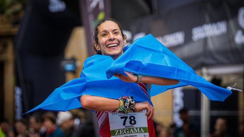 Marta Martnez, tercer puesto en Zegama-Aizkorri