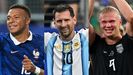 Mbapp�, Messi y Haaland aspiran a ganar la Borta de Oro del Mundial.
