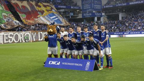 Partido entre Real Oviedo y Eibar por el playoff en el Tartiere