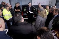 Los trabajadores se reunieron en la ma�ana de ayer con el administrador concursal.