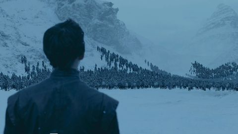 As� se cre� el gran ej�rcito de caminantes blancos sobre la nieve