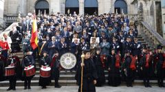 Las celebraciones de la Polic�a Nacional de Ourense incluyeron una misa en la catedral