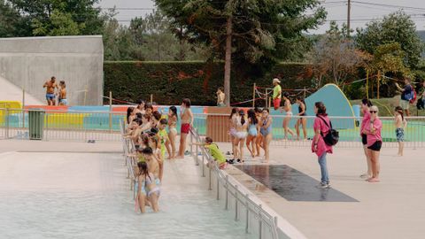 Aspecto del aquapark de Monterrei tras su ampliaci�n.