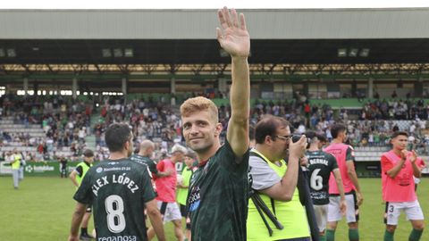 Fran Manzanara en una imagen en el ltimo partido disputado en A Malata.