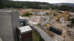 Obras de construcci�n del hospital p�blico Gran Montecelo, en Pontevedra
