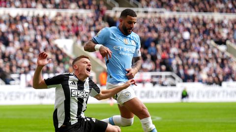 Kyle Walker.Kyle Walker con el Manchester City
