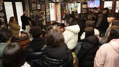 Un acto reciente de Lumieira, tributo a Alfredo Bra�as 