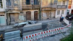 En la casa del n�mero 8 se produjeron desprendimientos el pasado 17 de octubre
