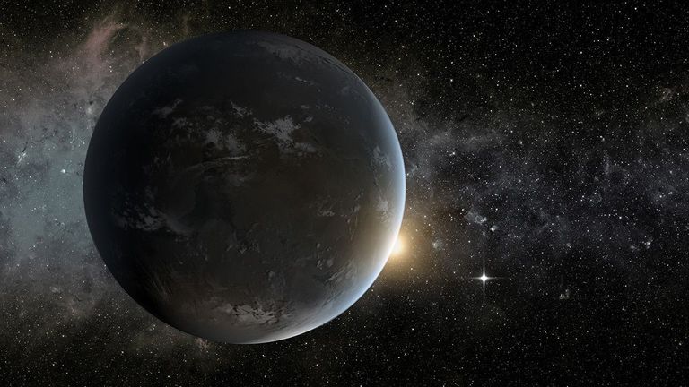 Un planeta fuera del sistema solar