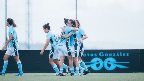 As Celtas se impusieron a la Real Sociedad B en la ida en A Madroa por 2-0.