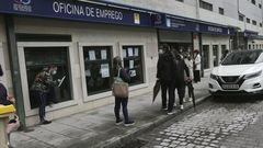 Imagen de archivo de la Oficina de Emprego situada en la plaza Rafael Dieste