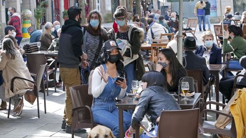 Reapertura de terrazas en Pontevedra