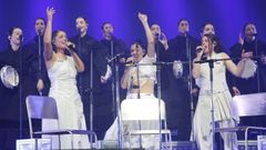As Tanxugueiras, en su concierto en el Coliseum