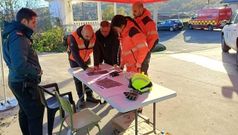 Dispositivo de bsqueda de la mujer desaparecida en Avin