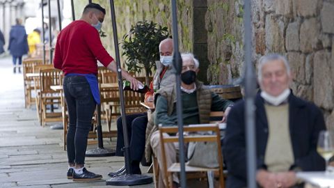 Reapertura de terrazas en Pontevedra