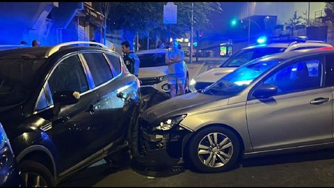 El suceso de produjo en al ronda de Nelle, a la altura del n�mero 24