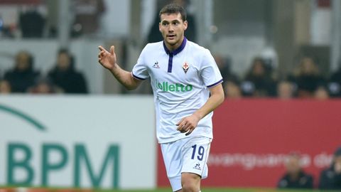 Sebastin Cristforo, en un partido con la Fiorentina