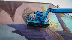 Estos son los murales que visten los muros de Rianxo