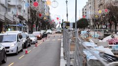 Vuelven los cortes de tr�fico a Gran V�a tras el par�n navide�o