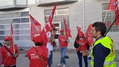 Imagen de un piquete en la provincia de A Coru�a.