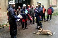 Axia descansa, al lado de su gu�a Louro, mientras el jurado dictamina.