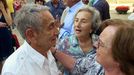 Manuel Jorge, nunha das sas ltimas visitas  sa Chantada natal