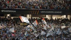 Aficionados� en Bala�dos en el Celta-PAOK de la Fase Liga, que registr� la mejor entrada en Europa League y la tercera en el balance global.