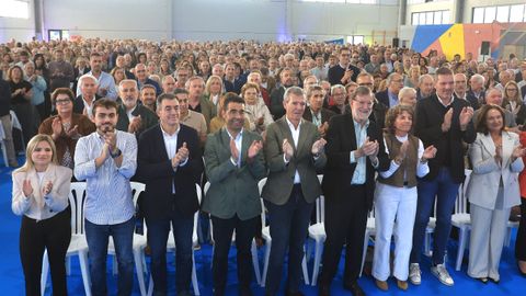 Acto de homenaje a alcaldes y ediles del PP en Pontevedra, este s�bado en Sanxenxo