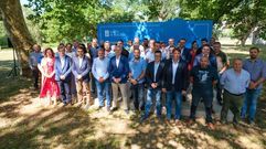 Firma del convenio de colaboraci�n entre la Xunta y la comunidad de regantes Nova Limia