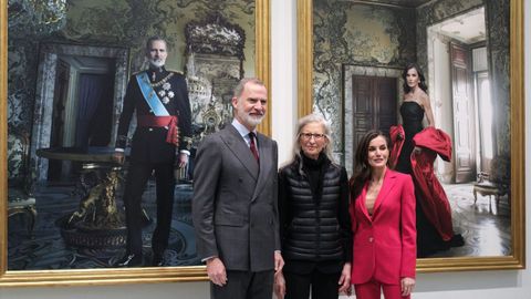 Fue la encargada de inmortalizar a los actuales reyes de España para la posteridad con un monumental díptico de retratos que han pasado a engrosar la histórica colección del Banco de España